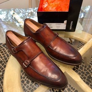 Magnanni Torino Double Monk Strap shoes.